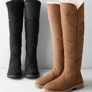 Ugg knee high boots Samantha Quilted Tall Boot, Chestnut